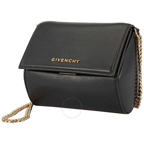 Givenchy Minaudiere Leather Micro Chain Bag 